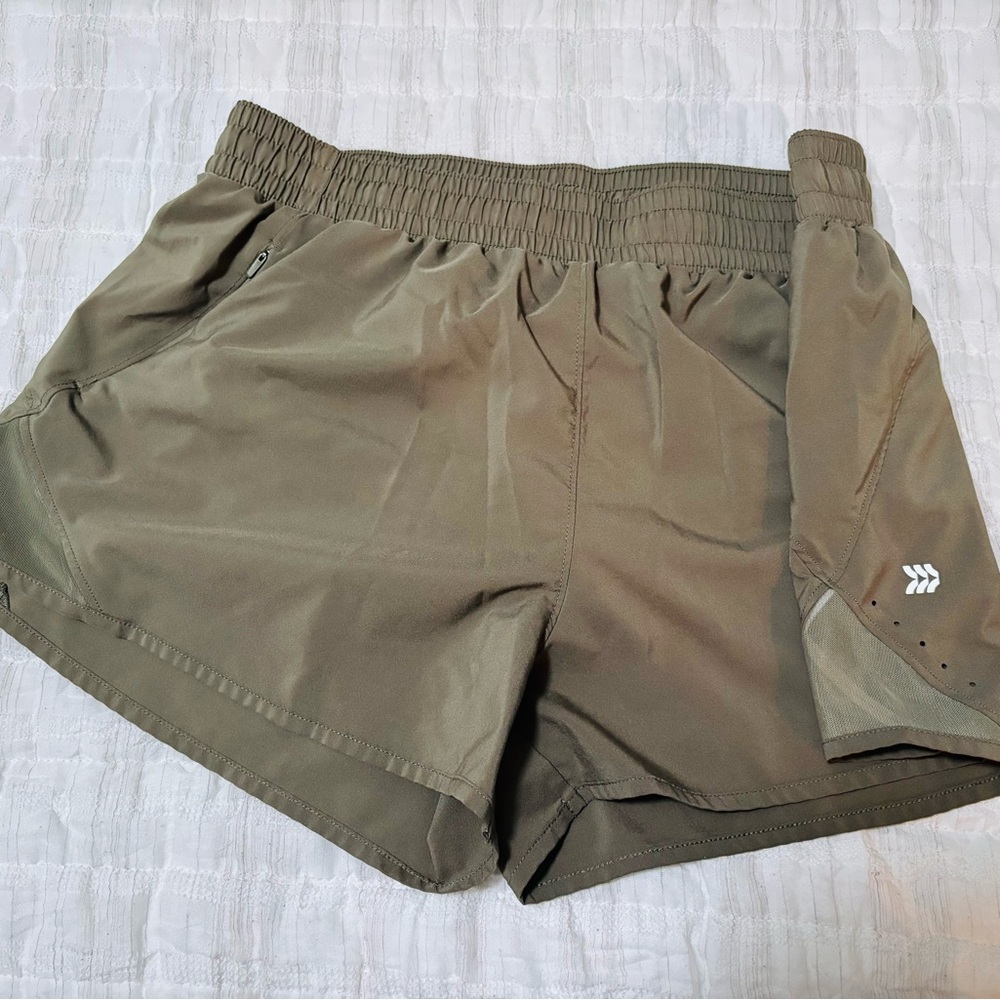 all in motion Olive Green Athletic Shorts
